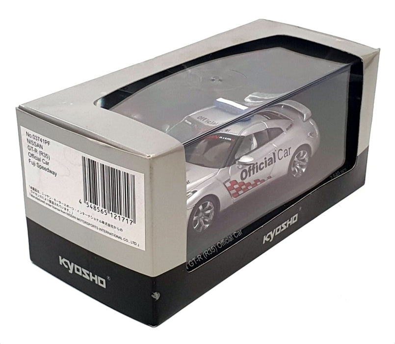Corgi 1/43 Scale 03741PF - Nissan GT-R (R35) Official Car Fuji Speedway - Silver