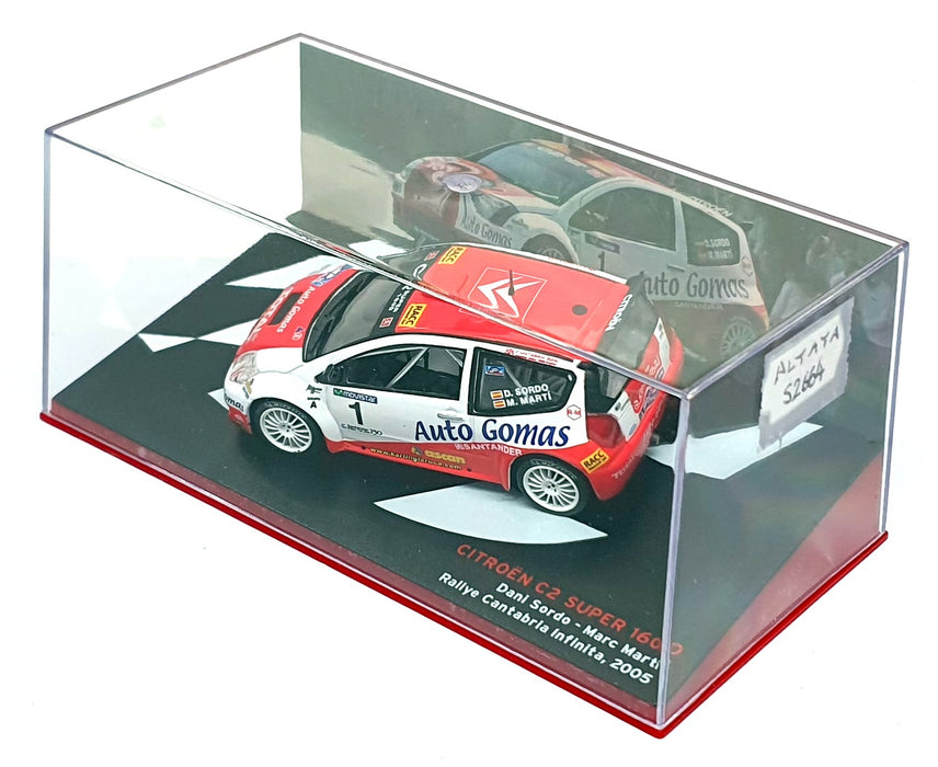 Altaya 1/43 Scale S2664 - Citroen C2 Super 1600 #1 Rally Cantabria Infinita 2005
