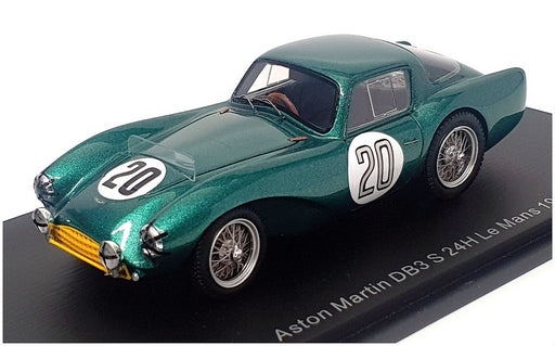 Spark 1/43 Scale S2435 - Aston Martin DB3 S 24H Le Mans 1954 #20 Bira/Collins