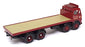 Corgi 1/50 Scale CC10603 - Leyland Octopus Platform Lorry E. Derbyshire - Maroon