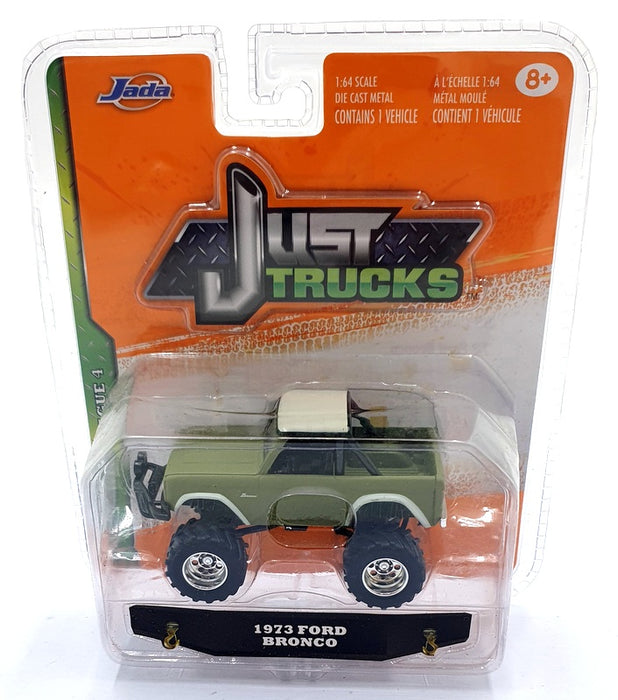 Jada Just Trucks 1/64 Scale 14020 - 1973 Ford Bronco - Khaki/Black