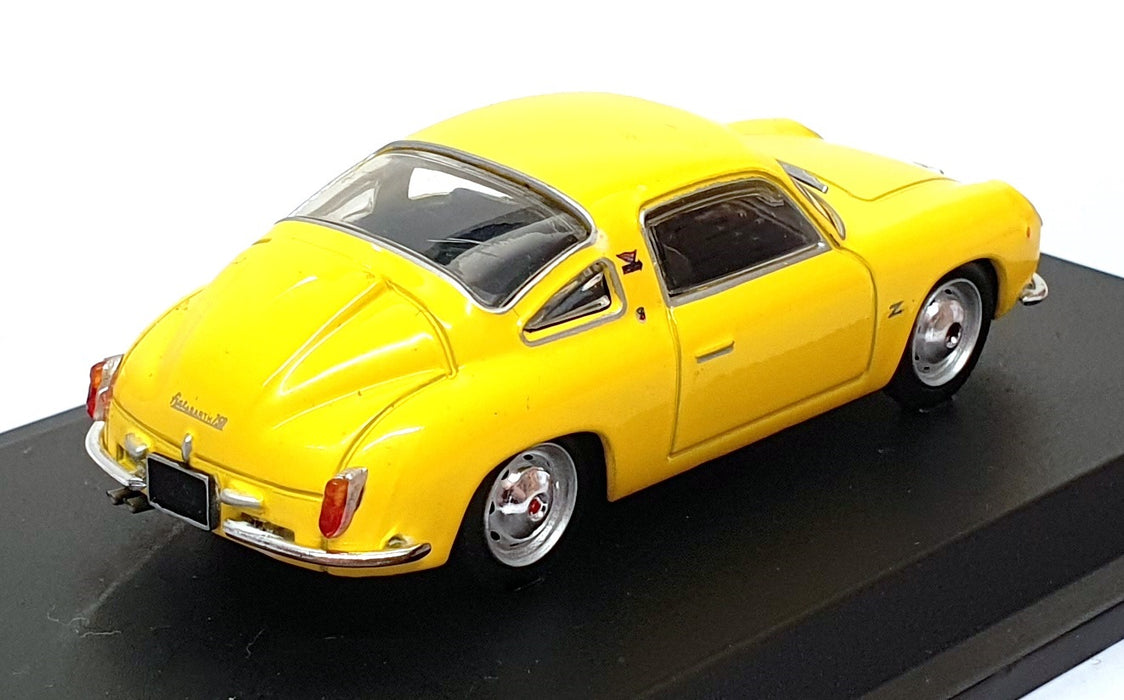 Altaya 1/43 Scale 4326Y - 1958 Fiat Abarth 750 Record Monza - Yellow