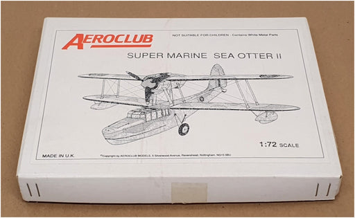 Aeroclub 1/72 Scale Unbuilt Kit K027 - Supermarine Sea Otter II 1702 Sq.
