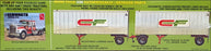 AMT 1/25 Scale Kit AMT1132/06 - Double Header Tandem Van Trailers