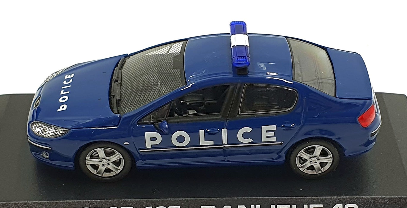 Norev 1/43 Scale 474740 - Peugeot 407 Police Banlieue 13 - Blue