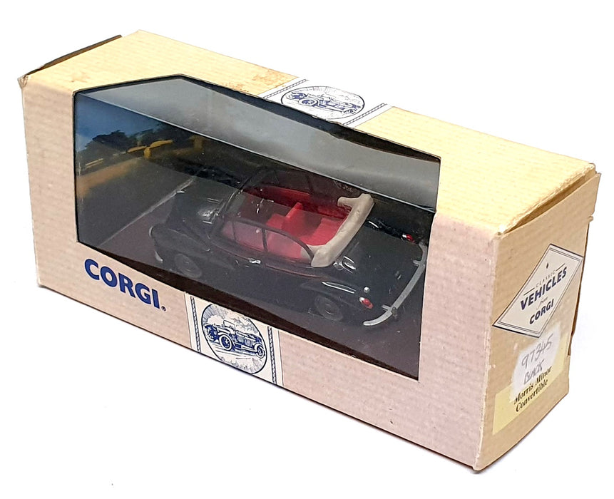 Corgi 1/43 Scale Diecast 97345 - Morris Minor Open Convertible - Black