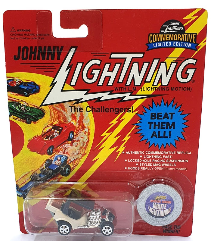Johnny Lightning 1/64 Scale 100-152 - The Challengers White Lightning - White