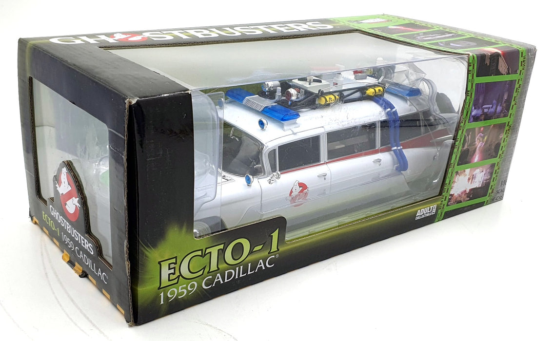 Auto World 1/18 Scale AWSS118/06 1959 Cadillac ECTO-1 Ghostbusters + Slimer