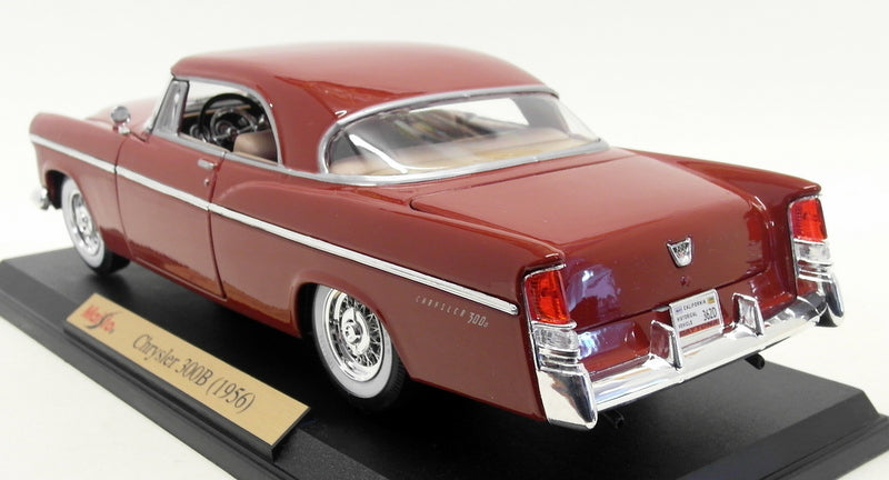 Maisto 1/18 Scale Diecast 31897 - 1956 Chrysler 300B - Maroon