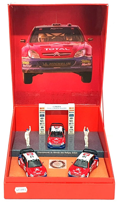 Ixo 1/43 Scale WR2003 - 3 Piece Set Citroen Xsara 2003 World Rally Championship