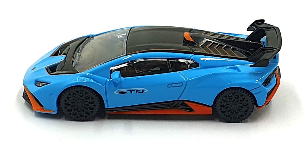 Rastar 1/43 Scale Diecast 64640 - Lamborghini Huracan STO - Blue
