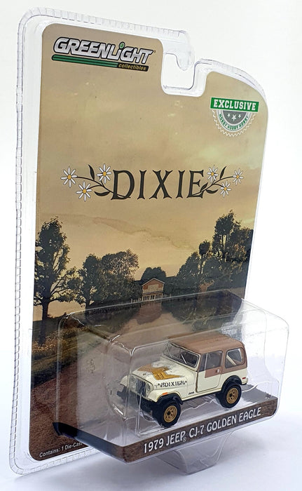 Greenlight 1/64 Scale 30175 - 1979 Jeep CJ-7 Golden Eagle - Dixie
