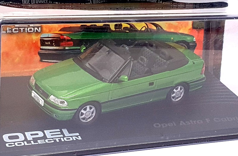Eaglemoss 1/43 Scale E9298G - 1992-1998 Opel Astra F Cabrio - Met. Green