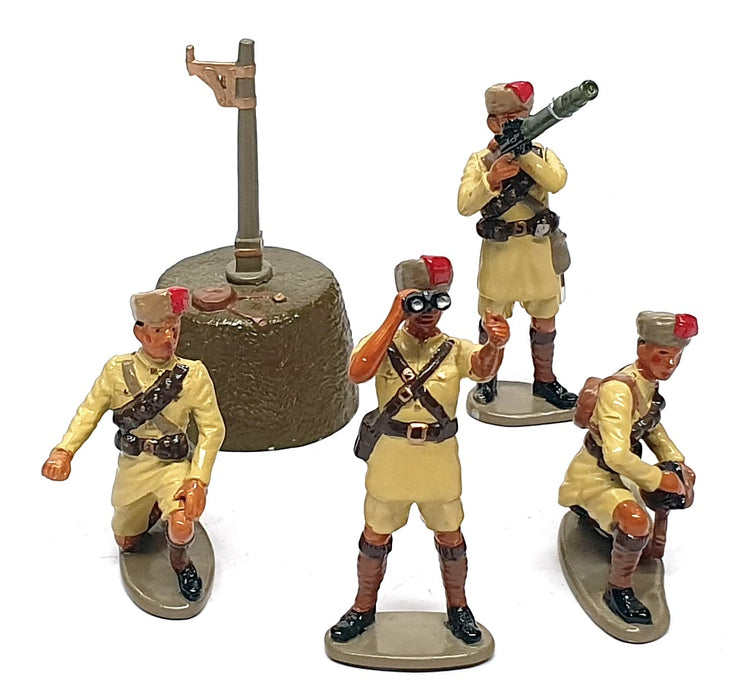 Charles Biggs 60mm Metal Soldiers 9910 - Indian Lewis Gun Section (JAT) 1914-18