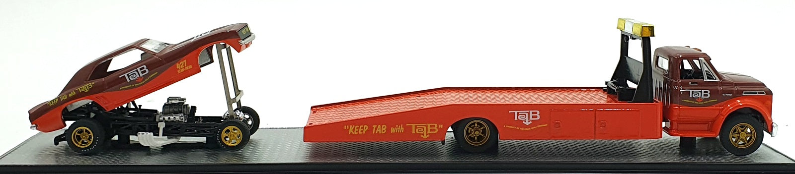 Castline M2 Machines 1/64 Scale TW27 '68 Chevrolet C60 Truck/'69 Camaro Z/28