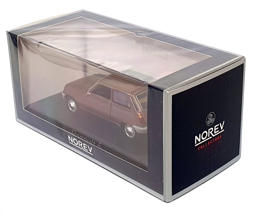 Norev 1/43 Scale Diecast 510529 - 1974 Renault 5 TL - Met Brown