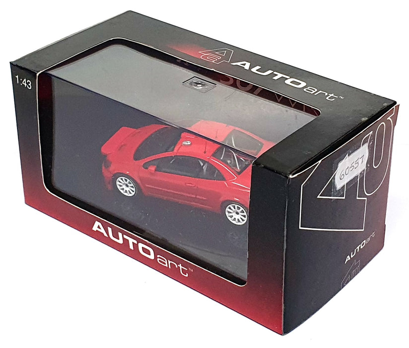 Autoart 1/43 Scale 60557 - Peugeot 307 WRC Plain Body Version - Red