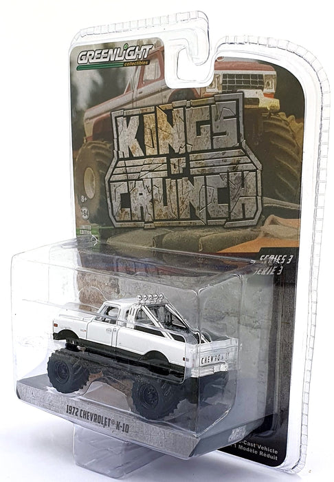 Greenlight 1/64 Scale 49030-C - 1972 Chevrolet K-10 - White