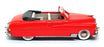 Brooklin Models 1/43 Scale BRK15a - 1950 Mercury Convertible - Red