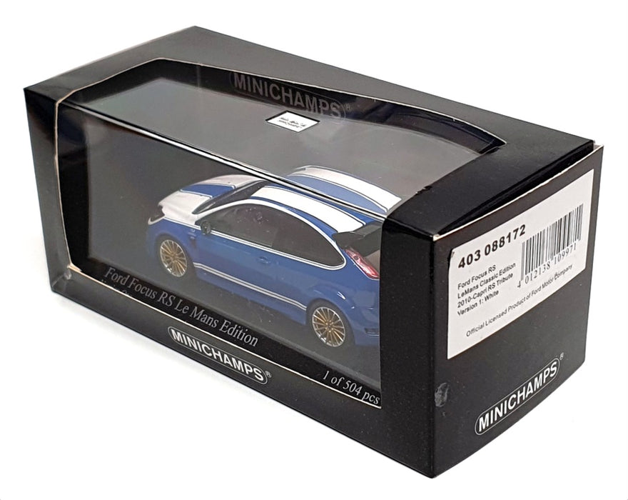 Minichamps 1/43 Scale 403 088172 - 2010 Ford Focus RS LM Classic Edition