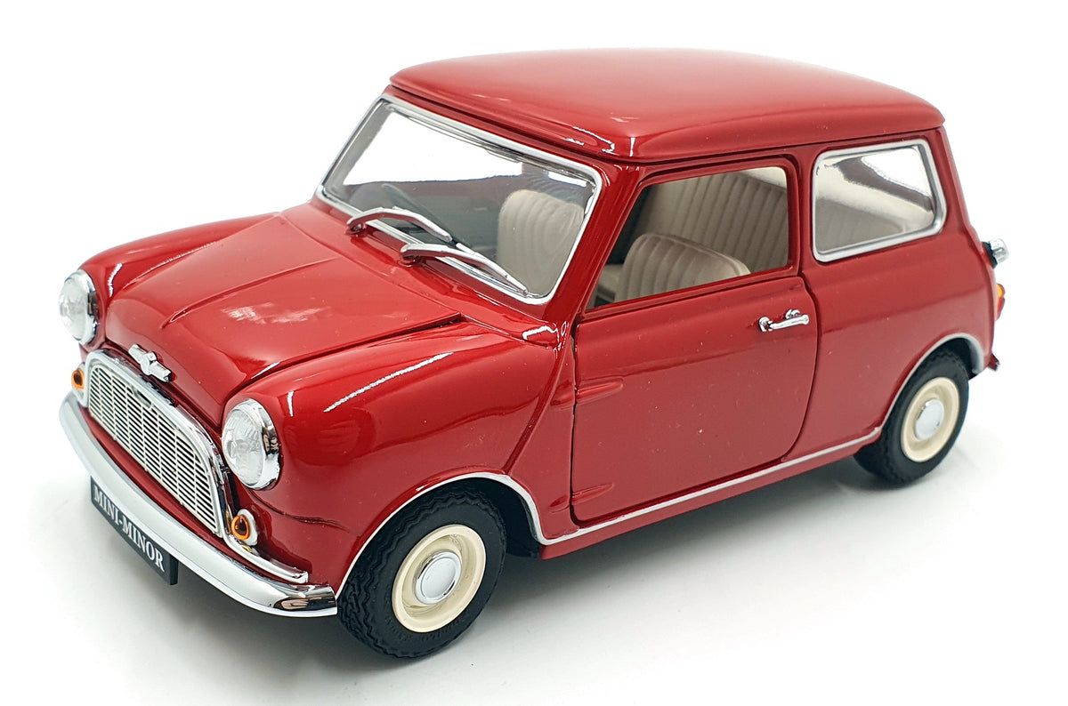 Kyosho 1/18 Scale Diecast 08105R - Morris Mini Minors - Red — R.M.