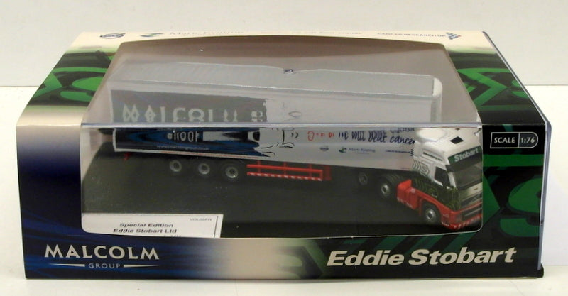 Oxford Diecast 1/76 Scale VOL02FR - Eddie Stobart Volvo Fridge Trailer - Malcolm