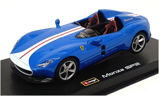 Burago 1/43 Scale 18-36913 - Ferrari Monza SP2 - Blue