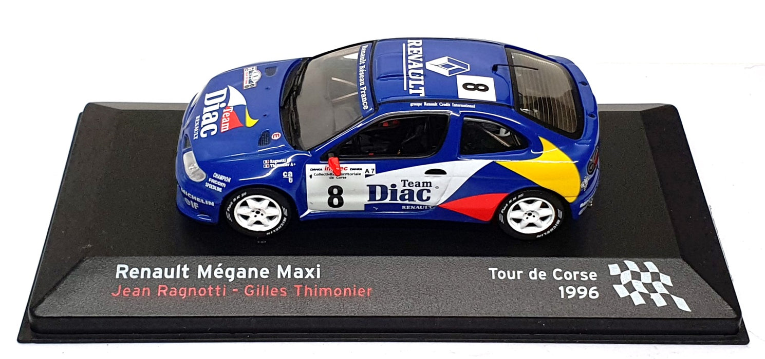 Altaya 1/43 Scale RM9897 - Renault Megane Maxi #8 Tour de Corse 1996