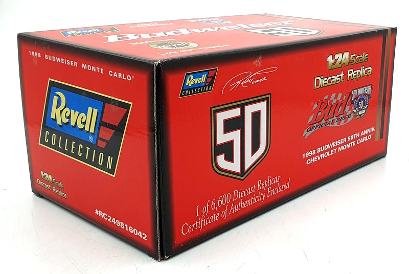Revell 1/24 Scale RC249816042 - Chevrolet Budweiser 50th Anniversary NASCAR 1998