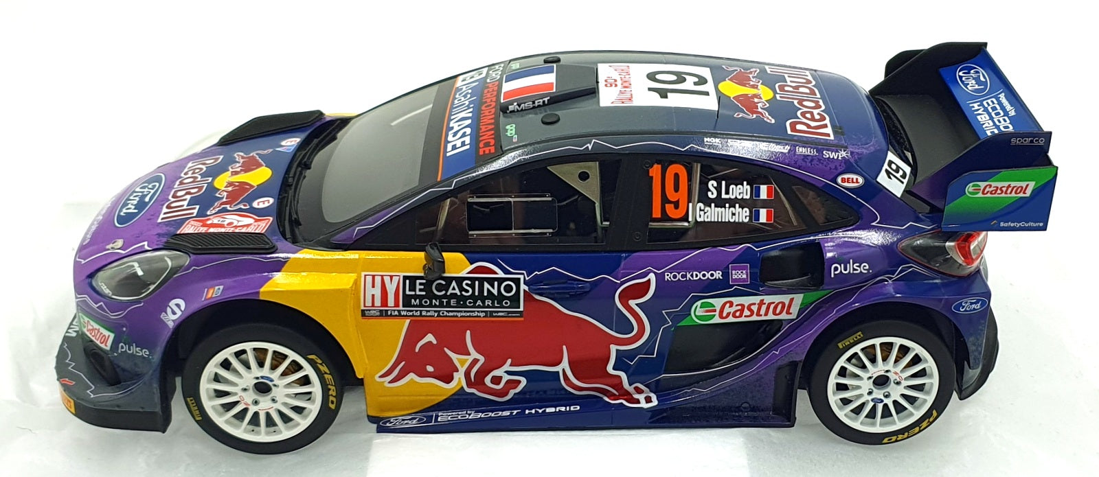 Top Speed 1/18 Scale Resin TS0468 Ford Puma Rally 1 #19 M Sport WRT 1st MC 2022