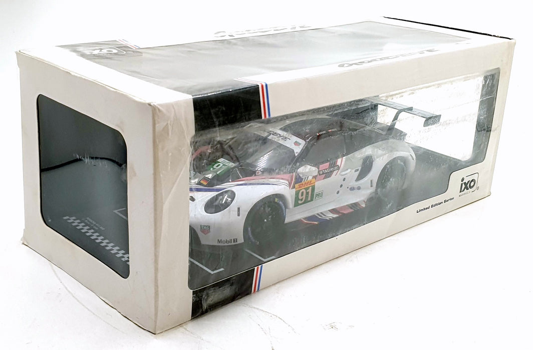 IXO 1/18 Scale Diecast LEGT18-23029 - Porsche 911 RSR #91 WEC Bahrain 2022