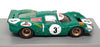 S.H.M.R. 1/43 Scale 216 -  Ferrari 412P #3 9H Kyalami 1968 #3 Piper/Attwood