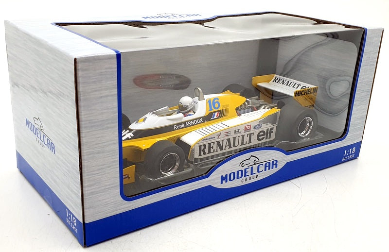 Model Car Group 1/18 Scale MCG18617F Renault RS10 #16 1979 F1 R.Arnoux