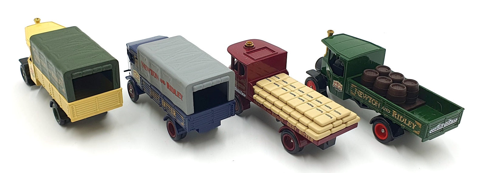 Lledo Diecast LLECOR4 - Set Of 4 Brewery Steam Lorries - Coronation Street