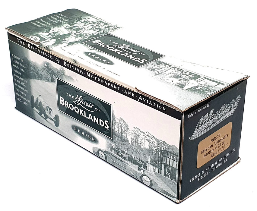 Milestone 1/43 Scale MBC29 - Malcolm Campbell's Bentley 4.25 Lt. - Blue