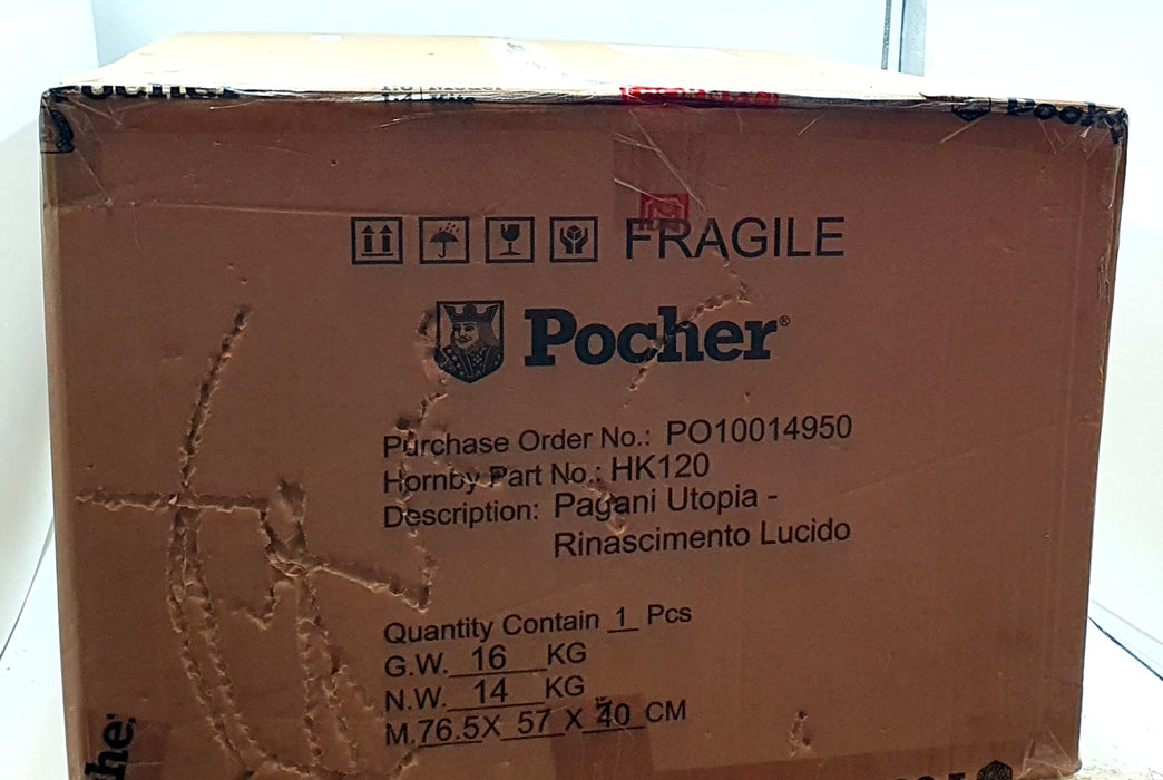 Pocher 1/8 scale Diecast Kit HK120 - Pagani Utopia Coupe - Rinascimento Lucido