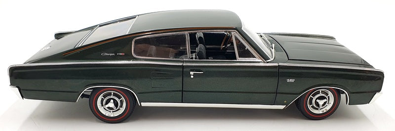 Auto World 1/18 Scale AMM1320/06 - 1966 Dodge Charger - Dark Green