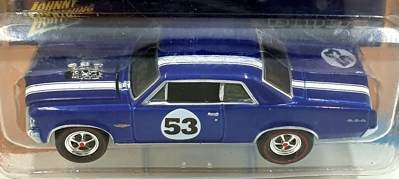 Johnny Lightning 1/64 Scale JLSF015 - 1964 Pontiac GTO #53 - Blue