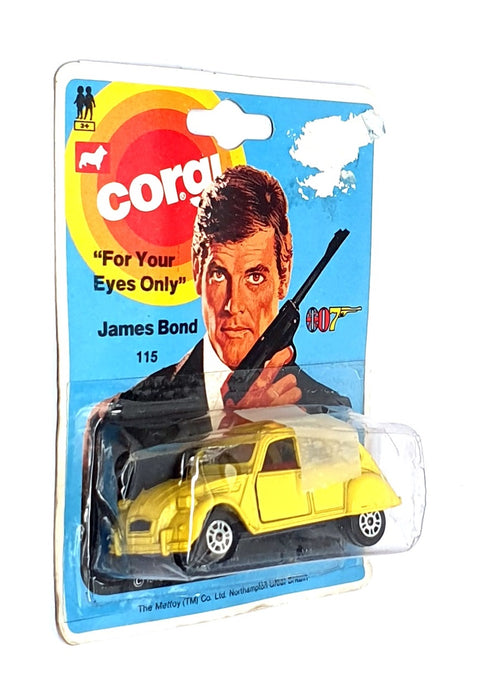 Corgi 7.5cm Long Diecast 115 - Citroen 2cv6 James Bond 007 For Your Eyes Only