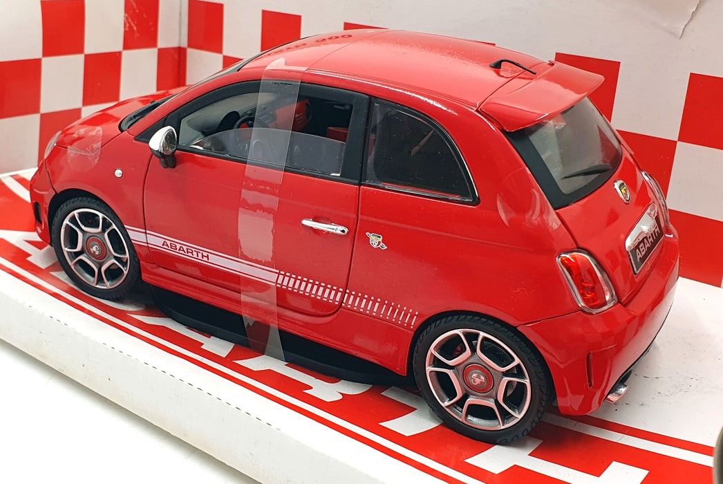 Mondo Motors 1/18 Scale Diecast 500871 - Fiat 500 Abarth - Red
