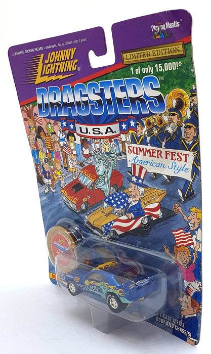 Johnny Lightning 1/64 Scale 323-11 Dragsters USA Lights Out Liberty - Blue