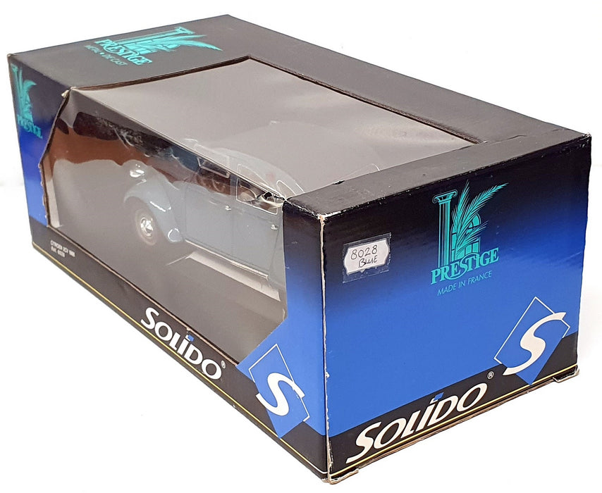 Solido 1/18 Scale Diecast 8028  - 1966 Citroen 2CV - Blue