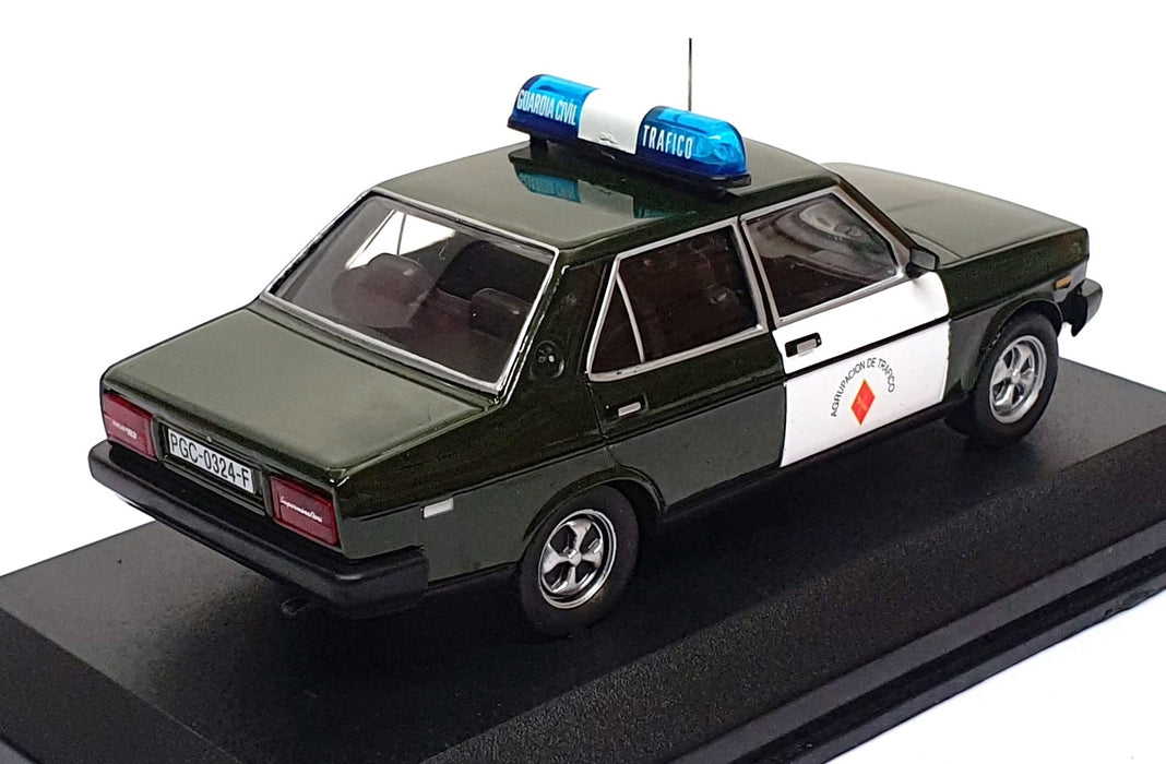Altaya 1/43 Scale SM131 - 1979 Seat 131 Supermirafiori Spain Police Car - Green