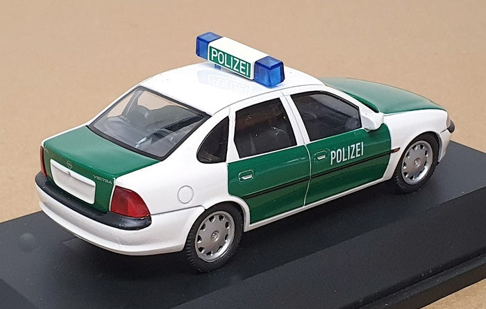 Schuco 1/43 Scale 04164 - Opel Vectra Stufenheck Polizei - White/Green