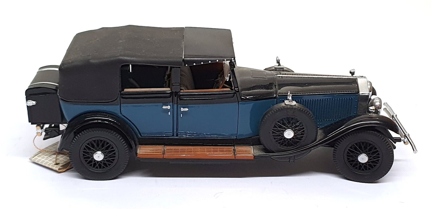 Franklin Mint 1/24 Scale 150326M - 1929 Rolls Royce Phantom 1 - Black/Blue