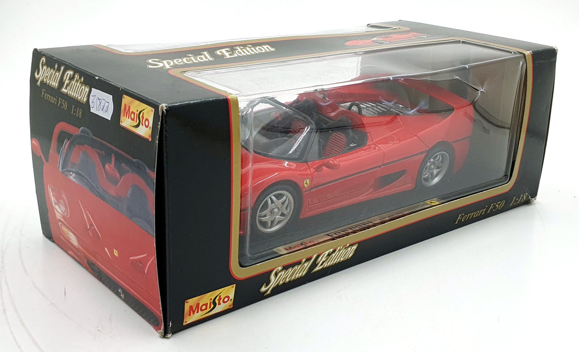 Maisto 1/18 Scale Diecast 31822 - 1995 Ferrari F50 - Red