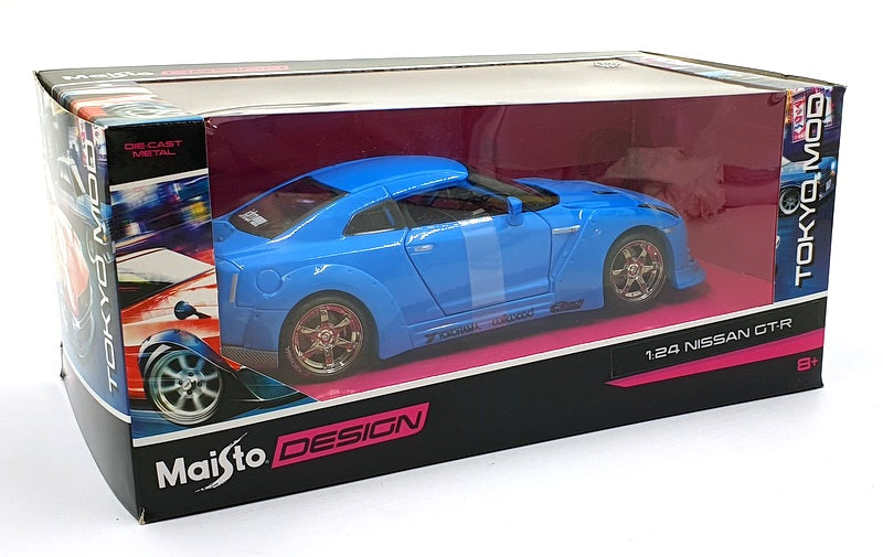 Maisto Design Tokyo Mod 1/24 Scale 32526 - Nissan GT-R - Blue