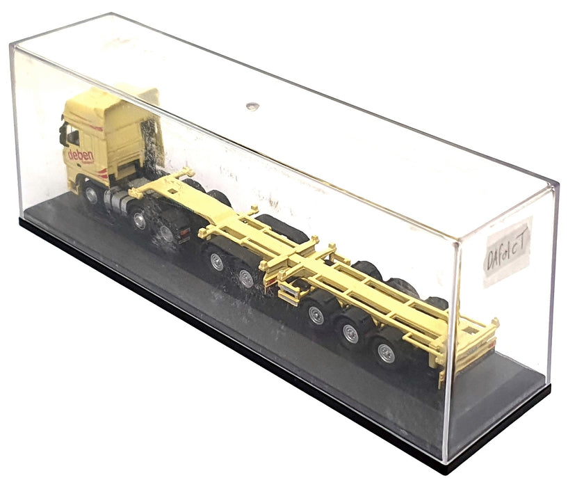 Oxford Diecast 1/76 Scale DAF01CT - DAF D-Tec Combi Trailer Deben - Yellow