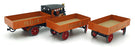 Corgi 1/50 Scale Diecast CC20205 Foden Dropside 2 Trailers & Barrels - Fuller's