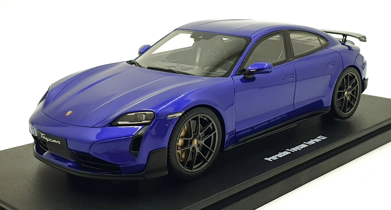 GT Spirit 1/18 Scale Resin GT520 - Porsche Taycan Turbo GT - Met. Purple